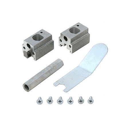 Jackson Satin Aluminum Hurricane Impact Door Kit for use W/ Concealed Vertical Rod Exit Devices 302954628